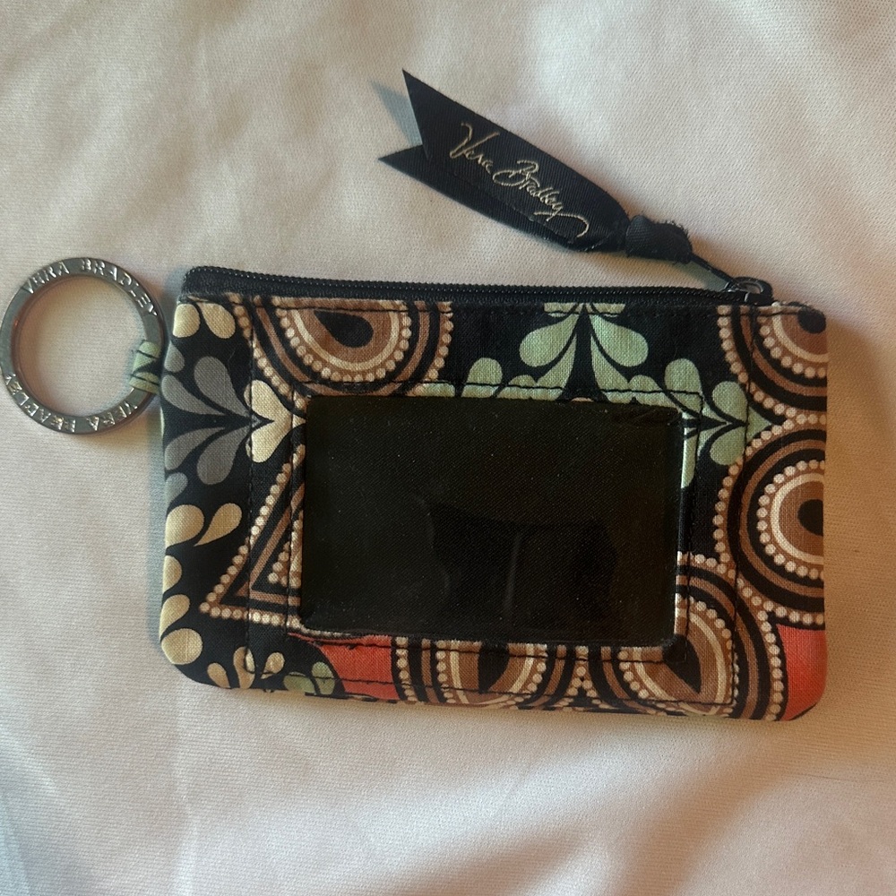 Vera Bradley black Patterned ID Holder
